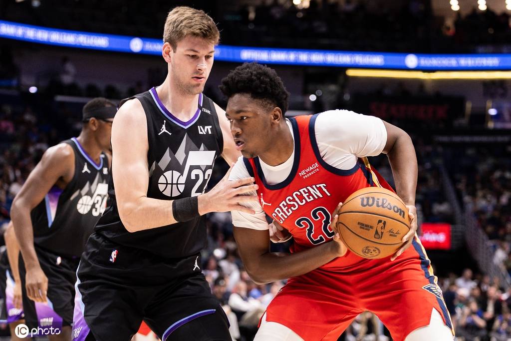 康查尔12+10+10普尔34分 爵士不敌鹈鹕10连败